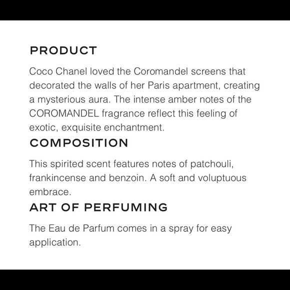 CHANEL Skincare Chanel Coromandel 4ml Poshmark